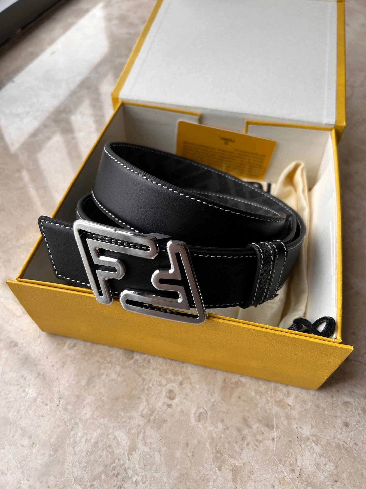 Barbara-- 7C0486AFF2F0VKD reversible Calfskin 3.5cm item:D-S000A1935R